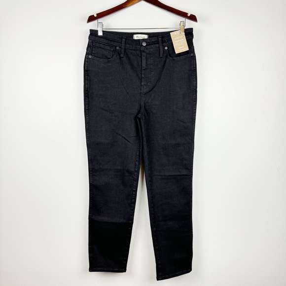 Madewell Curvy Stovepipe Jeans Black Size 31 NWT - Picture 4 of 10